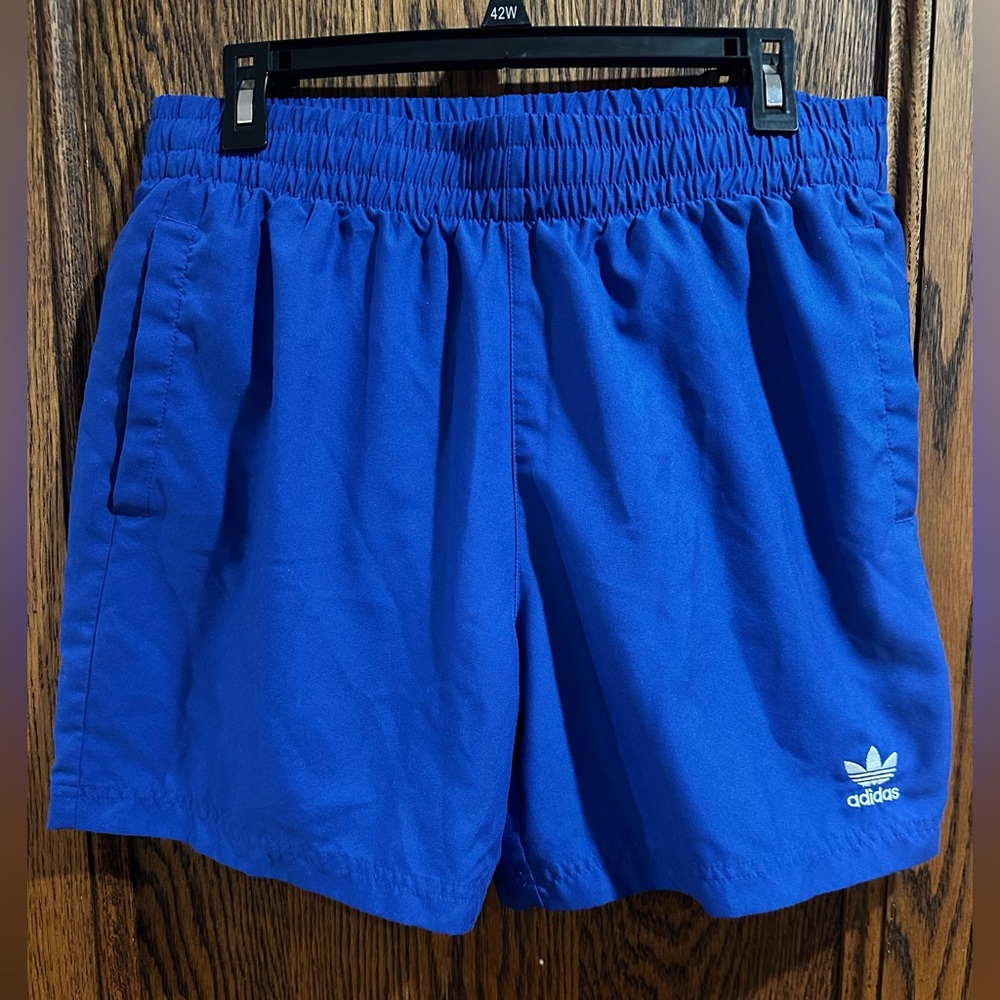 Adidas Men’s Cobalt Blue Athletic Running Shorts Size Large (Gently Used)